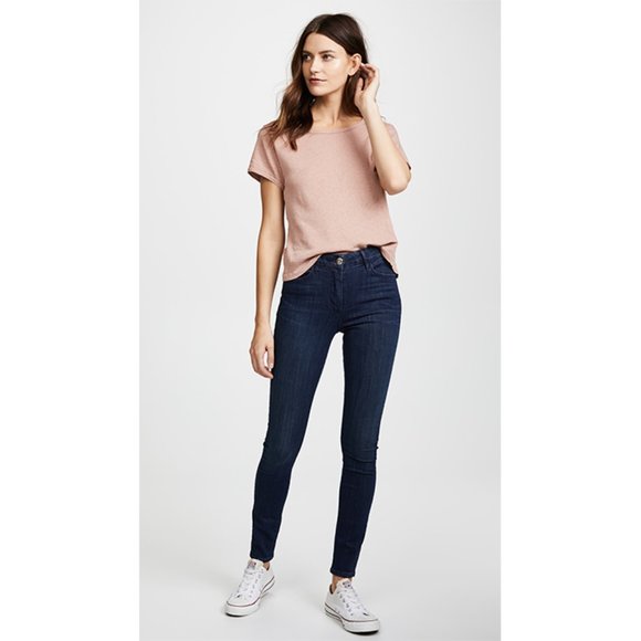 3x1 Denim - 3x1 W3 Channel Seam High Rise Skinny Blue Jeans 27